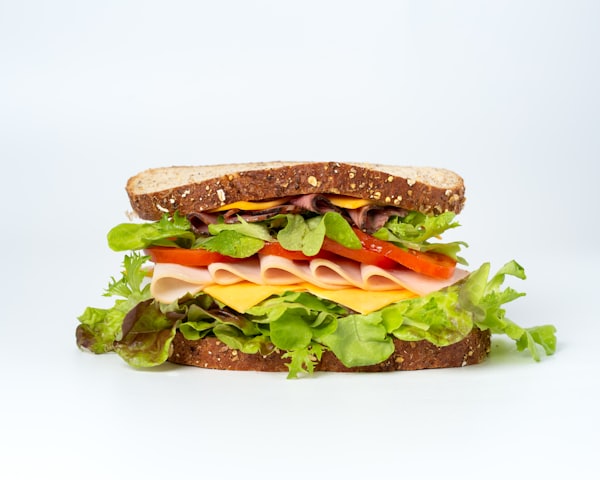 Peameal bacon sandwich dish