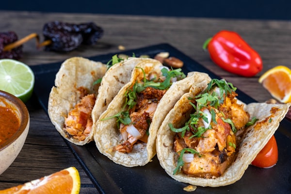 Tacos al pastor dish